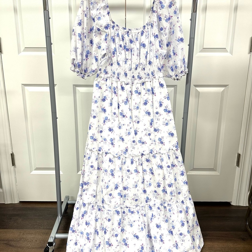 LoveShackFancy x Target Puff Sleeve Maxi Dress